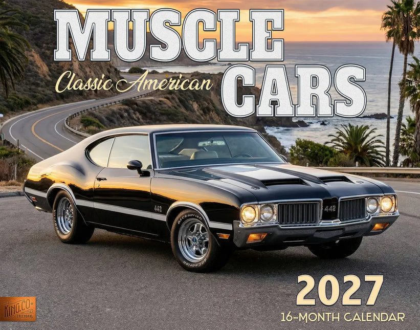 KingCompany Muscle Cars Photos Kalender 2027