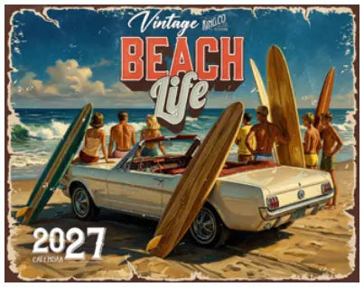 KingCompany Vintage Beach Life Kalender 2027