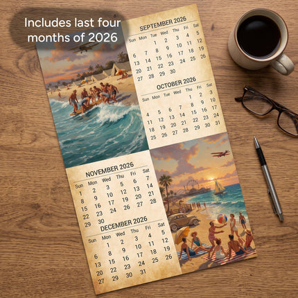 KingCompany Vintage Beach Life Kalender 2027