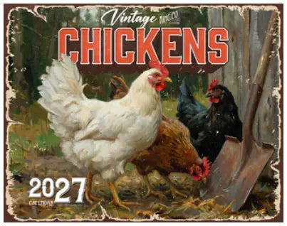 KingCompany Vintage Chickens Kalender 2027