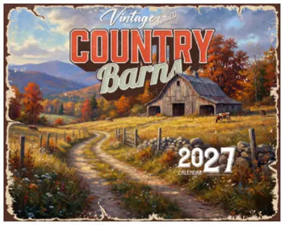 KingCompany Vintage Country Barns Kalender 2027