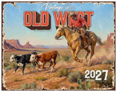 KingCompany Vintage Old West Kalender 2027