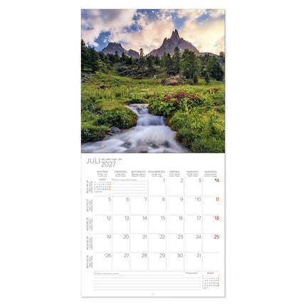 Korsch Verlag Alpen Kalender 2027