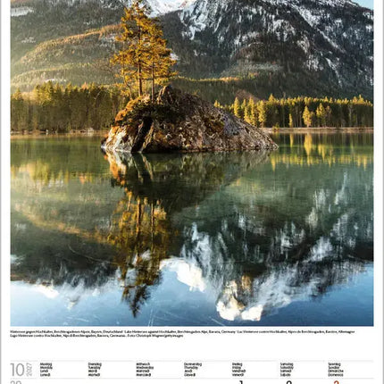 Korsch Verlag Alpen Kalender 2027 Groot
