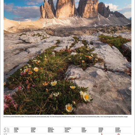 Korsch Verlag Alpen Kalender 2027 Groot