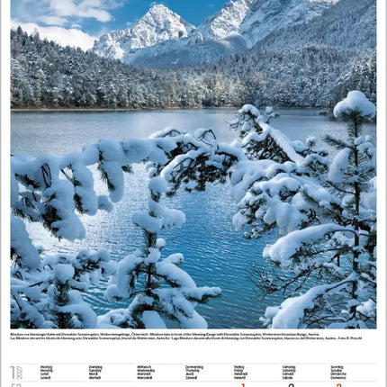 Korsch Verlag Alpen Kalender 2027 Groot