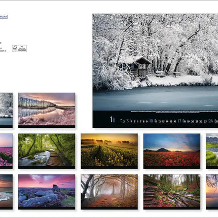 Korsch Verlag Colourful Seasons Kalender 2027