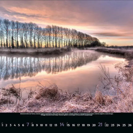Korsch Verlag Colourful Seasons Kalender 2027