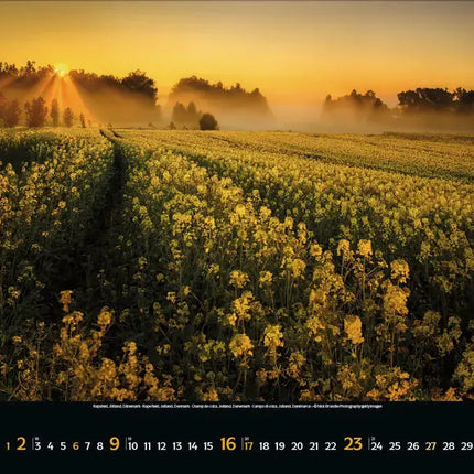 Korsch Verlag Colourful Seasons Kalender 2027