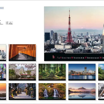 Korsch Verlag Japan Panorama Kalender 2027