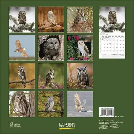 Korsch Verlag Uilen Kalender 2027