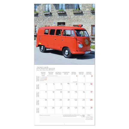 Korsch Verlag Volkswagen Bus Kalender 2027