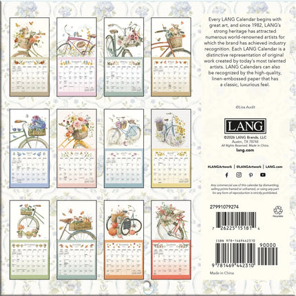 LANG A Beautiful Ride Mini Kalender 2027