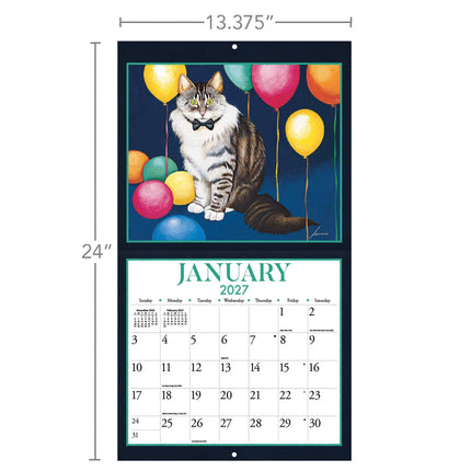 LANG American Cat Kalender 2027