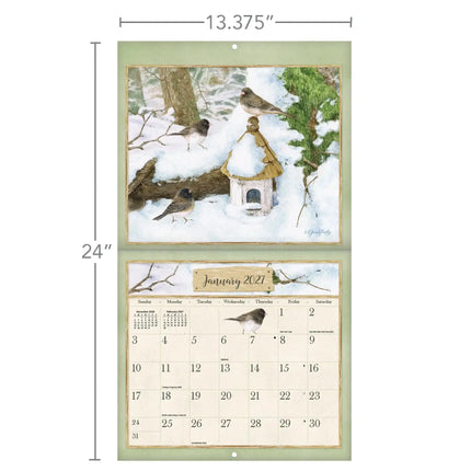 LANG Birds in the Garden Kalender 2027