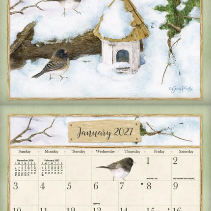 LANG Birds in the Garden Kalender 2027