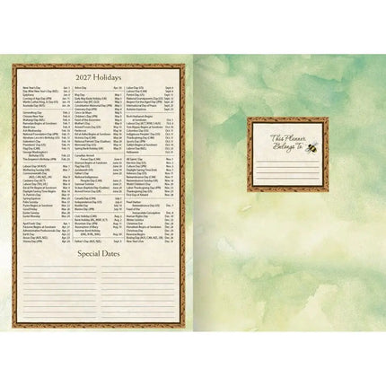 LANG Bountiful Blessings Pocket Agenda 2027