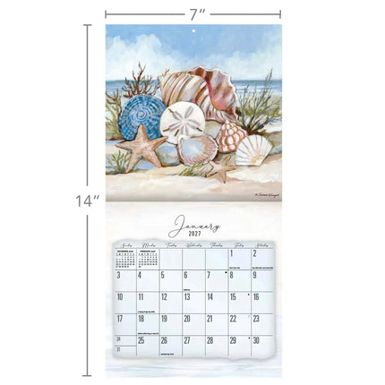 LANG Coastal Shores Mini Kalender 2027