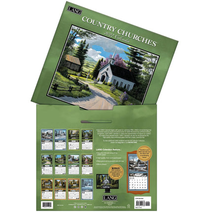 LANG Country Churches Kalender 2027