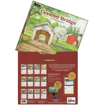 LANG Covered Bridge Kalender 2027