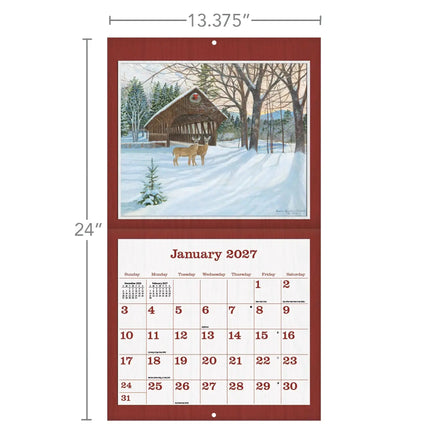 LANG Covered Bridge Kalender 2027
