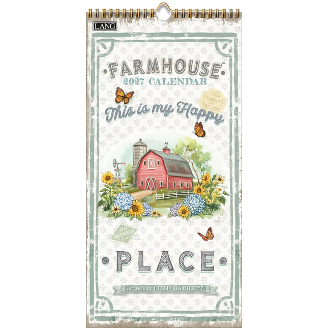 LANG Farmhouse Kalender 2027 Small