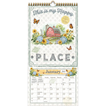 LANG Farmhouse Kalender 2027 Small