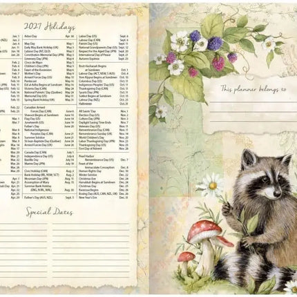 LANG Field Guide Pocket Agenda 2027