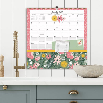 LANG Flora en Fauna Pocket Note Nook Kalender 2026