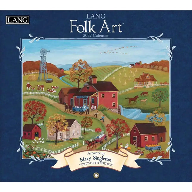 LANG Folk Art Kalender 2027