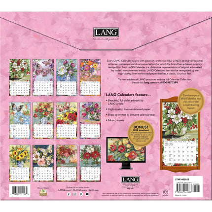 LANG Gallery Florals Kalender 2027
