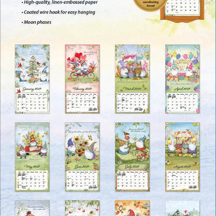 LANG Gnome Sweet Gnome Kalender 2027 Small