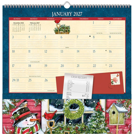 LANG Heart and Home Pocket Note Nook Kalender 2027