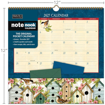 LANG Heart and Home Pocket Note Nook Kalender 2027
