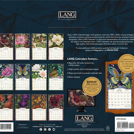 LANG Midnight Garden Kalender 2027