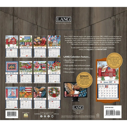 LANG Old Glory Kalender 2027