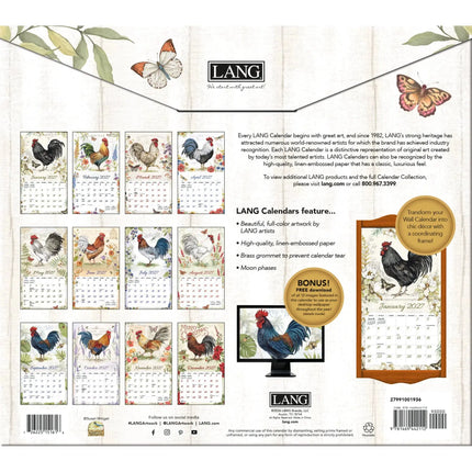 LANG Proud Rooster Kalender 2026