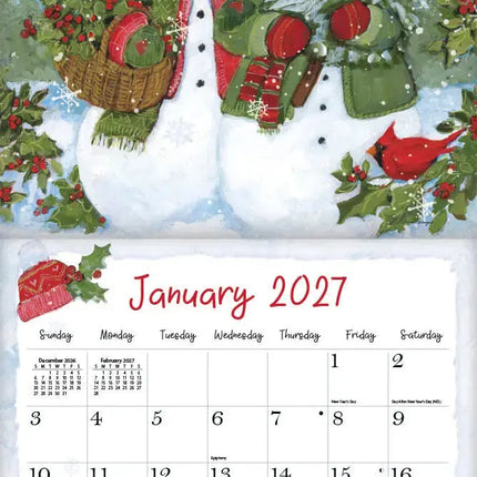 LANG Sam Snowman Kalender 2027