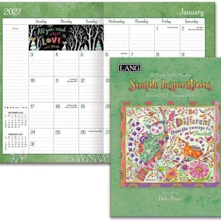 LANG Simple Inspirations Pocket Agenda 2027