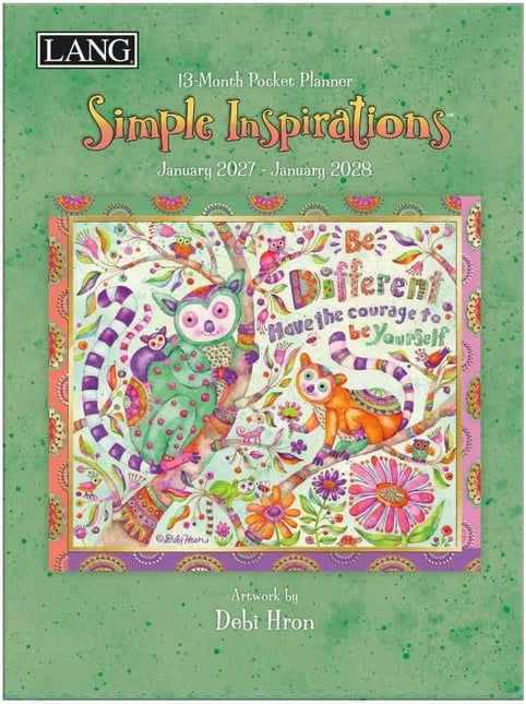 LANG Simple Inspirations Pocket Agenda 2027