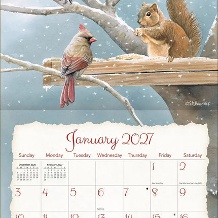 LANG Songbirds Kalender 2027