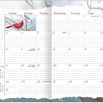 LANG Songbirds Pocket Agenda 2027