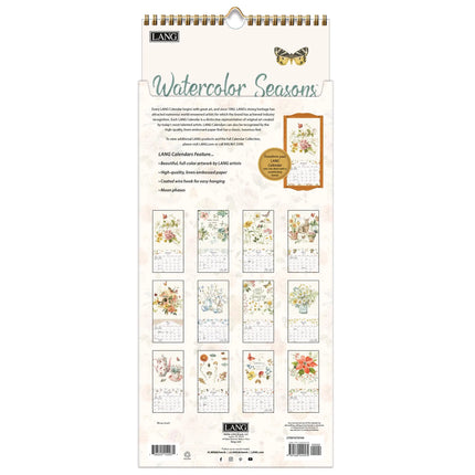LANG Watercolor Seasons Kalender 2027 Small