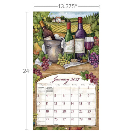 LANG Wine Country Kalender 2027