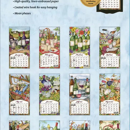 LANG Wine Country Kalender 2027 Small