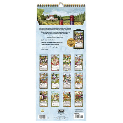 LANG Wine Country Kalender 2027 Small