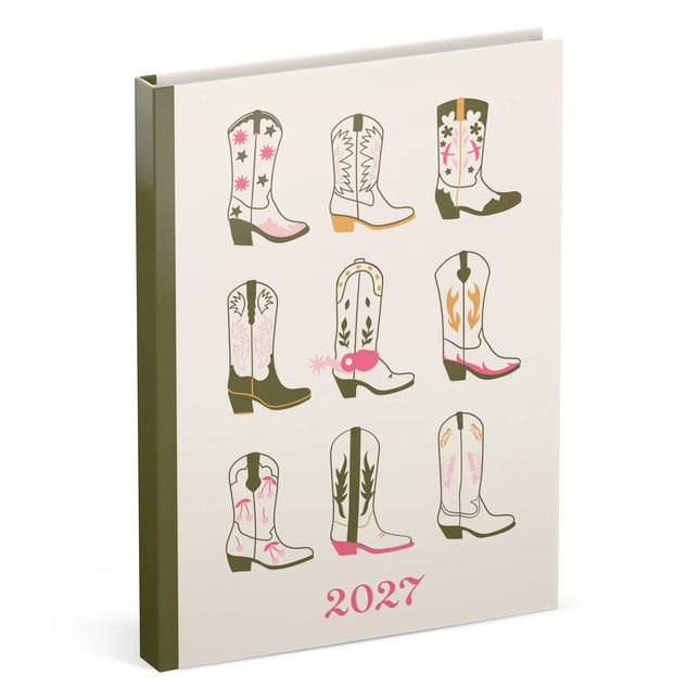 Lannoo Cowboy Boots Desk Agenda 2027