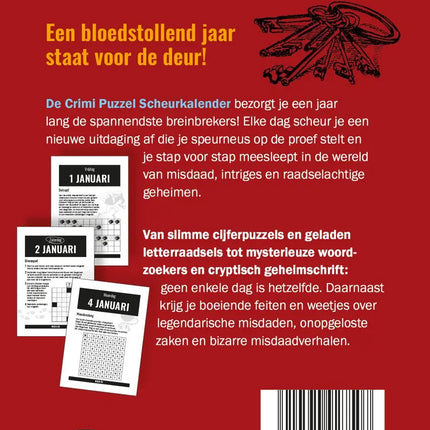 Lannoo De Crimi Puzzel Scheurkalender 2027