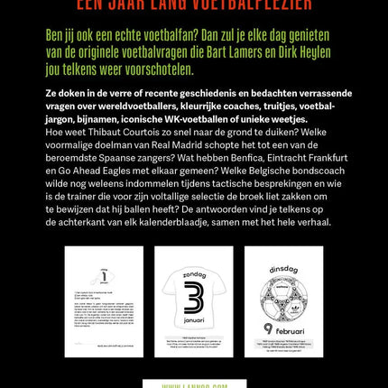 Lannoo De Voetbalquiz Scheurkalender 2027