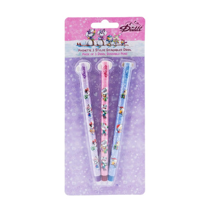 Lannoo Diddl 3 pack blister uitwisbare pennen